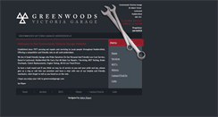 Desktop Screenshot of greenwoodsgarage.com