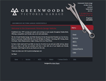 Tablet Screenshot of greenwoodsgarage.com